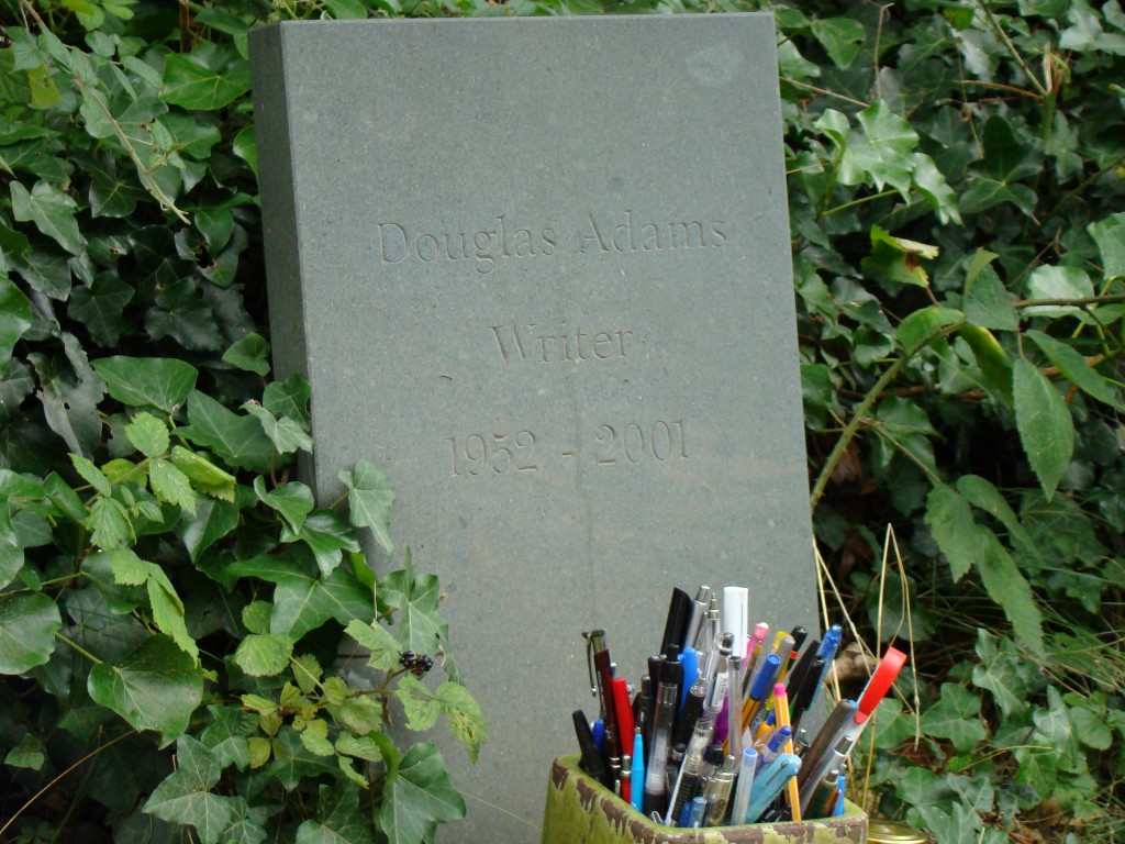 Author Douglas Adams—Highgate Cemetery