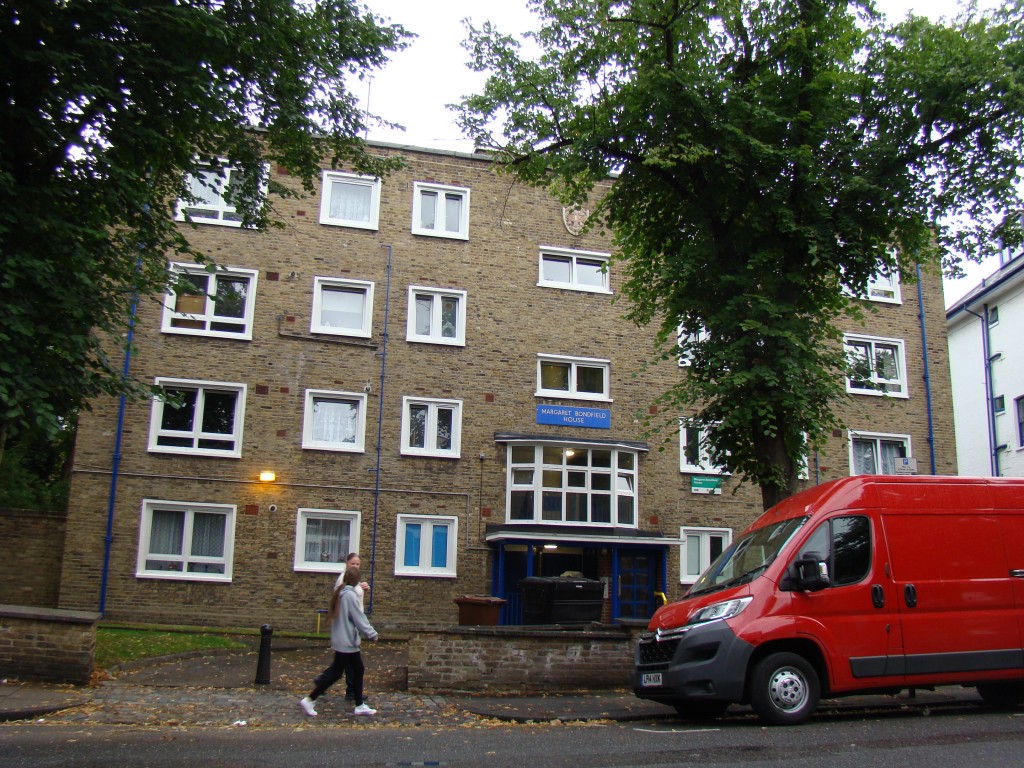 Former site of the Dr. Crippen murder house, 39 Hilldrop Crescent