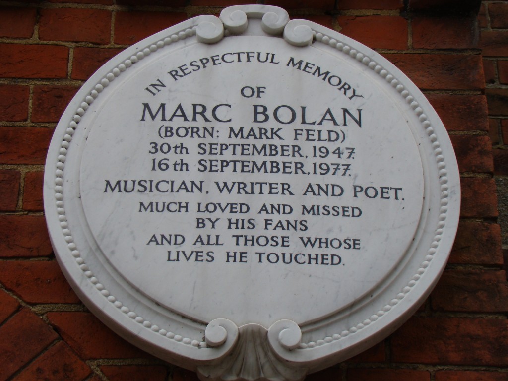 Marc Bolan—Golders Green