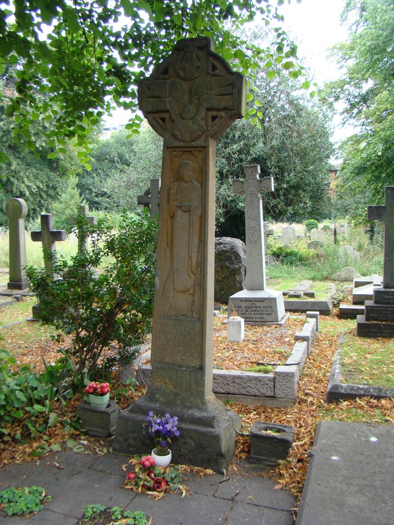 Emmeline Pankhurst—Brompton Cemetery (Hers was the most popular grave in Brompton, now supplanted by the grave of a Russian Orthodox bigwig, and in need of some TLC.)