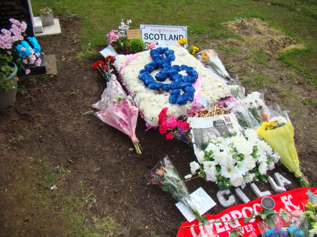 Singer/TV personality Cilla Black—Allerton Cemetery, Liverpool