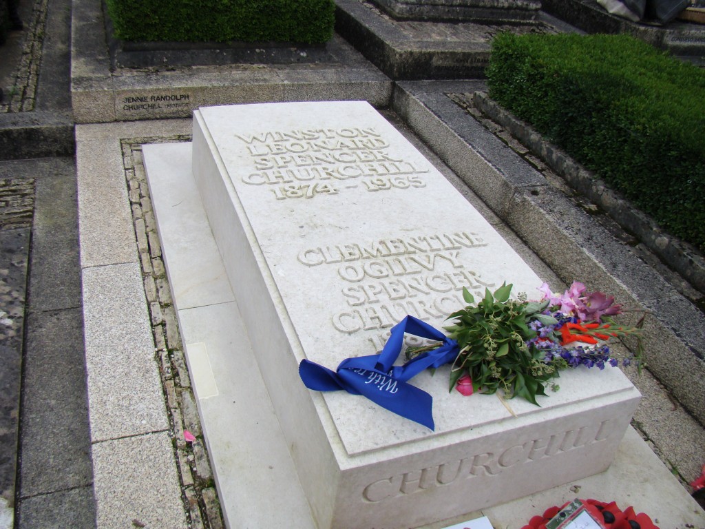 Sir Winston Churchill—St. Martin's Church, Bladon.